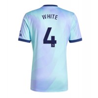 Camisa de Futebol Arsenal Ben White #4 Equipamento Alternativo 2024-25 Manga Curta